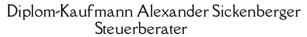 Steuerberater Alexander Sickenberger Logo